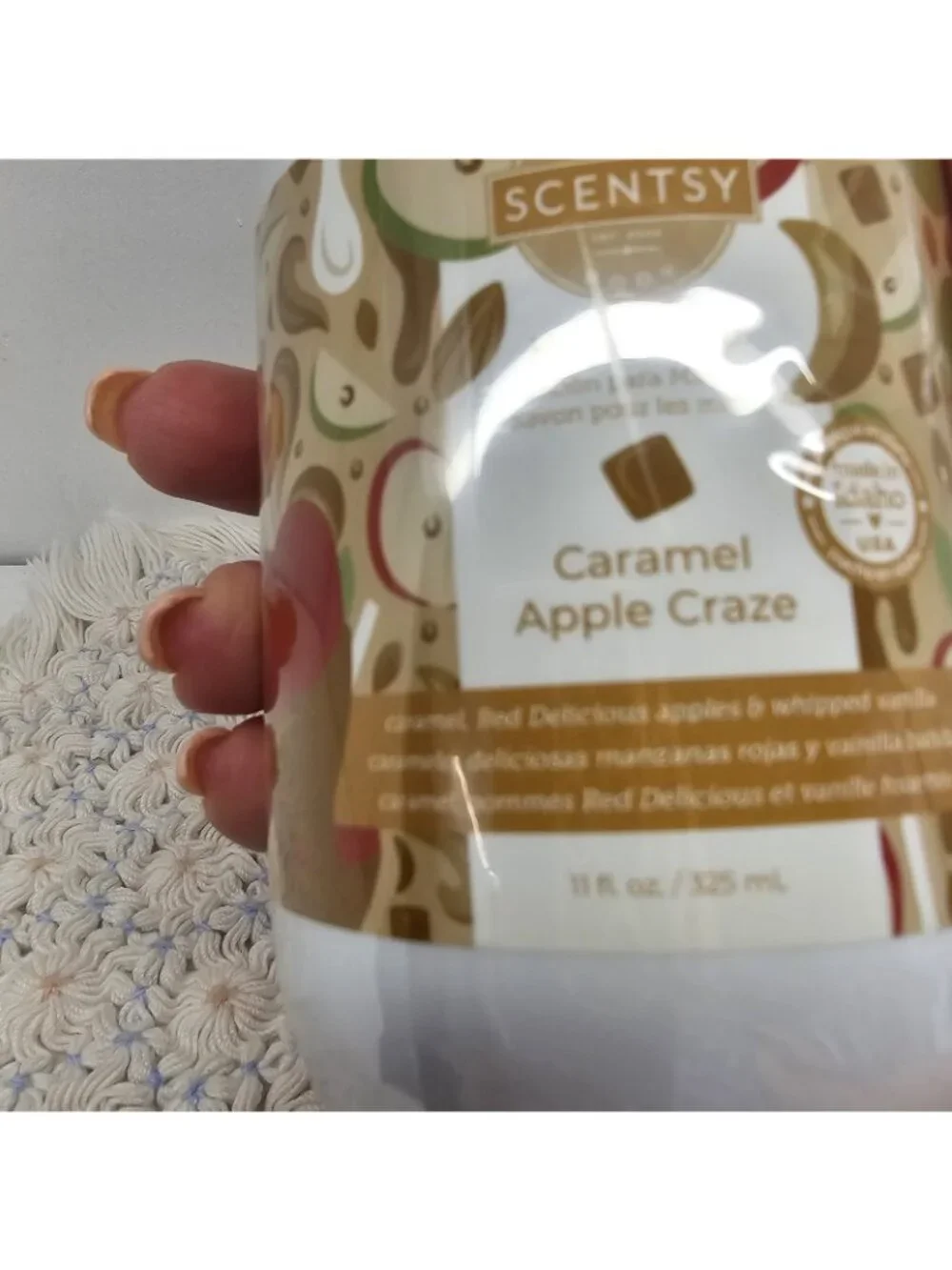 Scentsy Caramel Apple Craze Hand Soap - Moisturizing Liquid Soap - New